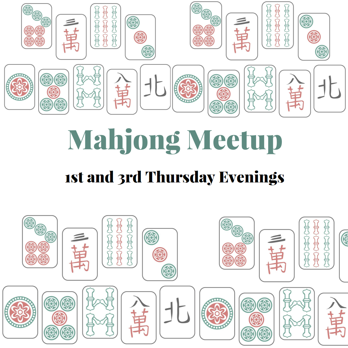 Mahjong Meetup! Read on... program photo 1